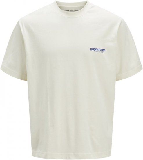 Jack & Jones Union Front & Back Print Crew Neck T-Shirt Yellow - T-shirts - Grote Maten T-shirts Heren