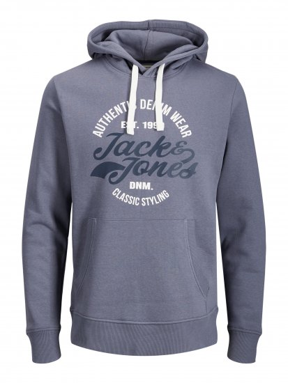 Jack & Jones JJBRAT SWEAT Hoodie Indigo - Sweaters & hoodies - Sweaters & Hoodies Grote Maten Heren