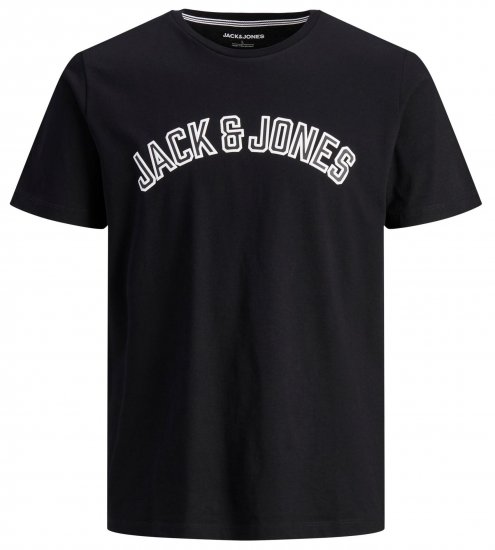 Jack & Jones JJCITY T-Shirt Black - T-shirts - Grote Maten T-shirts Heren