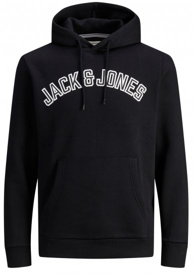 Jack & Jones JJCITY Hoodie Black - Sweaters & hoodies - Sweaters & Hoodies Grote Maten Heren