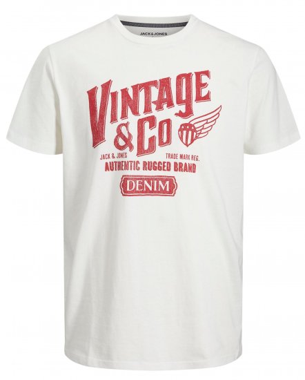 Jack & Jones JJAARON T-Shirt Light Beige - T-shirts - Grote Maten T-shirts Heren