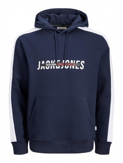 Jack & Jones JJCUT SWEAT Hoodie Navy - Sweaters & hoodies - Sweaters & Hoodies Grote Maten Heren