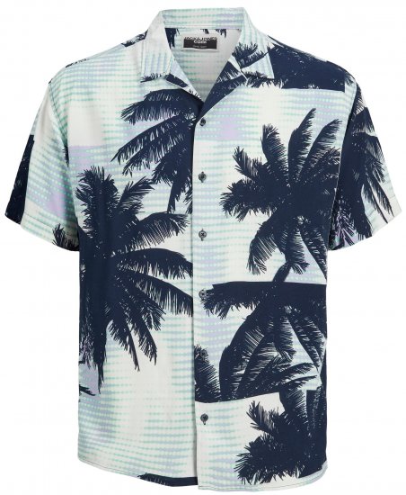Jack & Jones JCOUNNATURAL Resort Shirt Lavender - Overhemden - Overhemden Grote Maten Heren