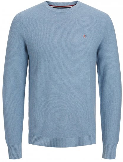 Jack & Jones JPRBLUROY Knitted Sweater Faded Denim - Sweaters & hoodies - Sweaters & Hoodies Grote Maten Heren