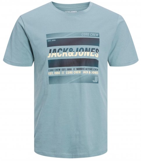 Jack & Jones JCOARC T-Shirt Light Blue - T-shirts - Grote Maten T-shirts Heren