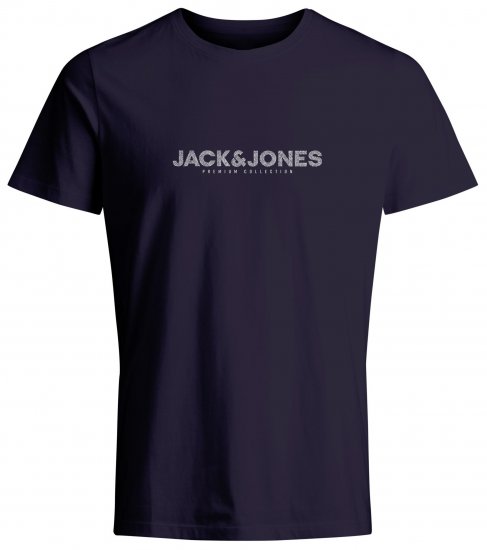 Jack & Jones JPRBLABOOSTER T-Shirt Navy - T-shirts - Grote Maten T-shirts Heren