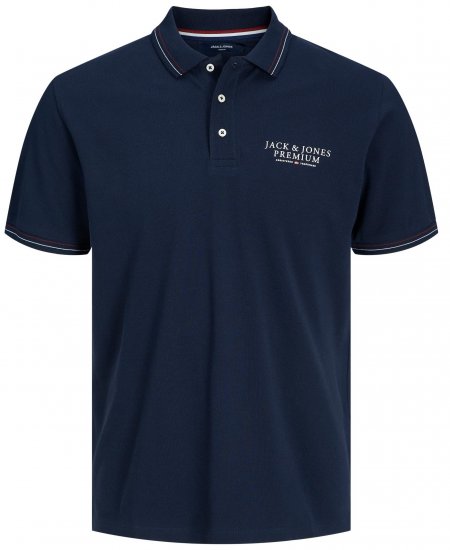 Jack & Jones JPRBLUARCHIE Polo Navy Blazer - Polo shirts - Grote Maten Poloshirts Heren