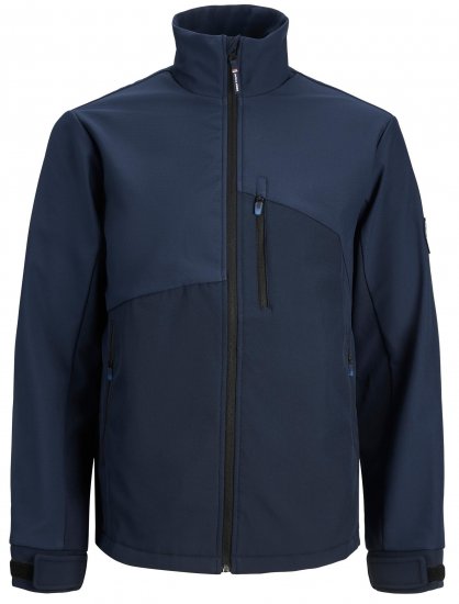 jack & Jones JCOARC Softshell Jacket Navy - Jassen - Grote Maten Herenjassen