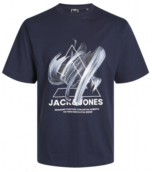 Jack & Jones JCOTINT T-Shirt Navy Blazer - T-shirts - Grote Maten T-shirts Heren