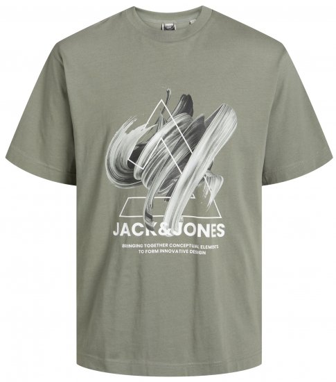 Jack & Jones JCOTINT T-Shirt Agave Green - T-shirts - Grote Maten T-shirts Heren