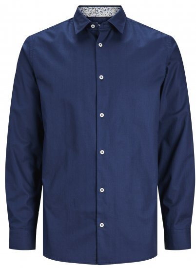 Jack & Jones JPRBLANORDIC DETAIL Shirt Perfect Navy - Overhemden - Overhemden Grote Maten Heren