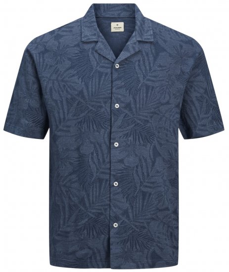 Jack & Jones JPRBLUNAEL SS Resort Polo Dark Denim - Polo shirts - Grote Maten Poloshirts Heren