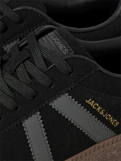 Jack & Jones Kirk International Campaign Sneakers Black/Asphalt - Herenschoenen 40-52 - 
