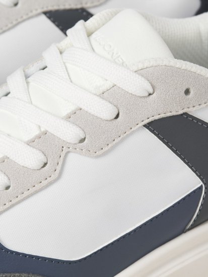 Jack & Jones Waspire Sneakers White/Castlerock - Herenschoenen 40-52 - 