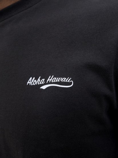 Jack & Jones Zekiel Crew Neck T-Shirt Black - T-shirts - Grote Maten T-shirts Heren