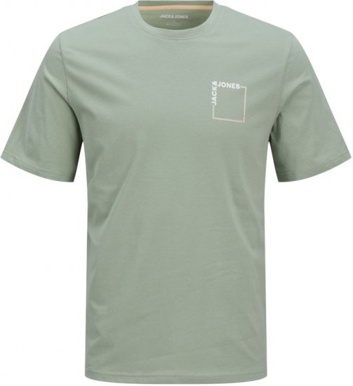 Jack & Jones Verner Crew Neck T-Shirt Iceberg Green - T-shirts - Grote Maten T-shirts Heren