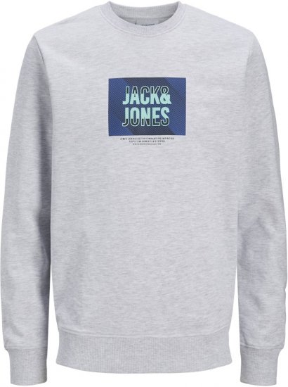 Jack & Jones HUDSON Sweatshirt White Melange - Sweaters & hoodies - Sweaters & Hoodies Grote Maten Heren