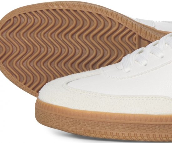 Jack & Jones Kirk International Campaign Sneakers Bright White/PU - Herenschoenen 40-52 - 