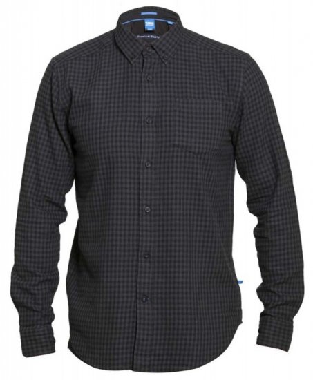 D555 Jared Long Sleeve Shirt - Overhemden - Overhemden Grote Maten Heren