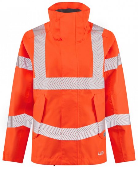 Leo Rosemoor EcoViz 15K Performance+ Breathable Women's Jacket Hi-Vis Orange - Werkkleding - 