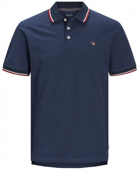Jack & Jones JPRBLUWIN Polo Navy Blazer - Polo shirts - Grote Maten Poloshirts Heren
