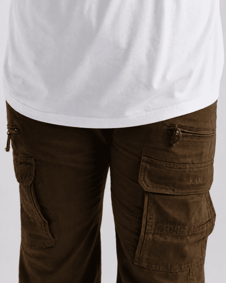 Kam Jeans Cargo pants Khaki - Jeans & broeken - Jeans & Broeken Grote Maten Heren