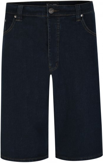 Kam Jeans 101 Stretch Jean Shorts Indigo - Korte broeken - Grote Maten Korte Broeken Heren