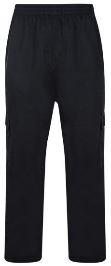 Kam Jeans Cargopocket Joggers "Lightweight" Black - Joggingbroeken & shorts - Joggingbroeken & Shorts Heren Grote Maten