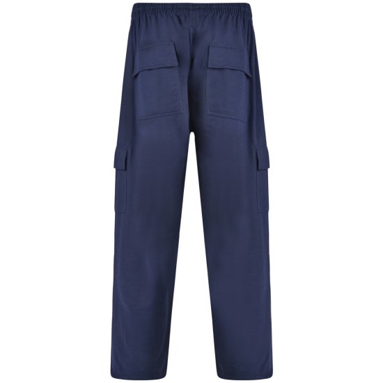 Kam Jeans Cargopocket Joggers "Lightweight" Navy - Joggingbroeken & shorts - Joggingbroeken & Shorts Heren Grote Maten