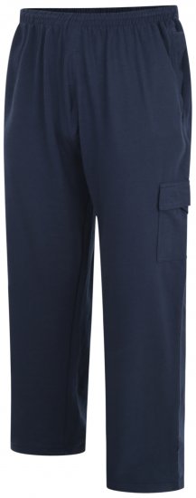 Kam Jeans Lightweight Sweatpants with Cargo pocket Navy - Joggingbroeken & shorts - Joggingbroeken & Shorts Heren Grote Maten