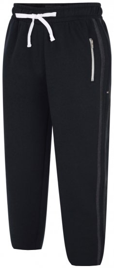 Kam Jeans 239 Stripe Jogger Black - Joggingbroeken & shorts - Joggingbroeken & Shorts Heren Grote Maten