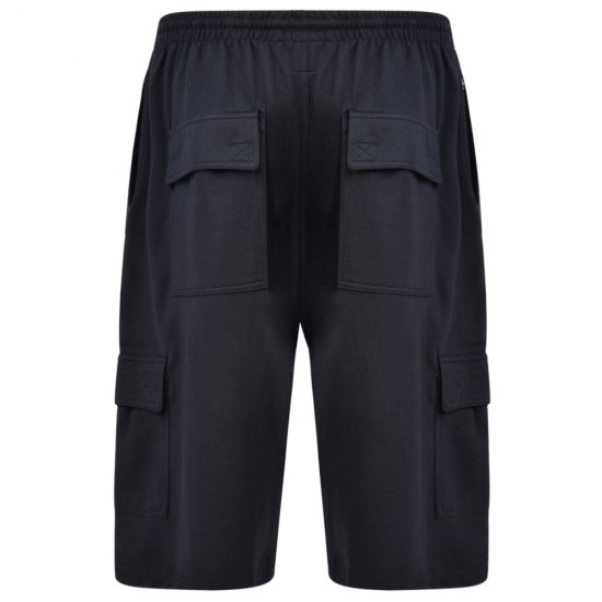 Kam Jeans Cargo Jogger shorts Black - Joggingbroeken & shorts - Joggingbroeken & Shorts Heren Grote Maten