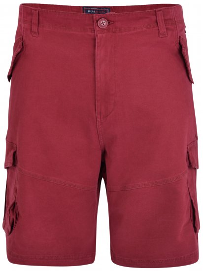 Kam Jeans 320 Cargoshorts Burgundy - Korte broeken - Grote Maten Korte Broeken Heren
