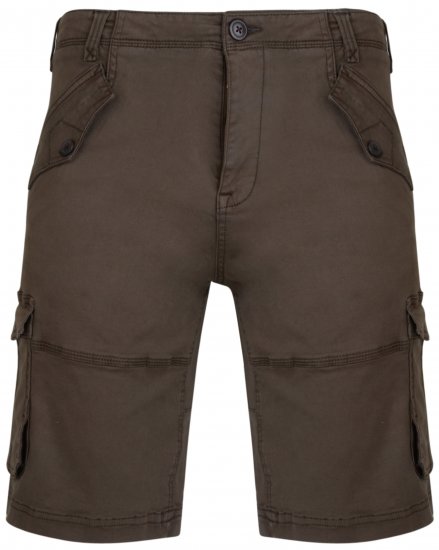 Kam Jeans 320 Cargoshorts Khaki - Korte broeken - Grote Maten Korte Broeken Heren