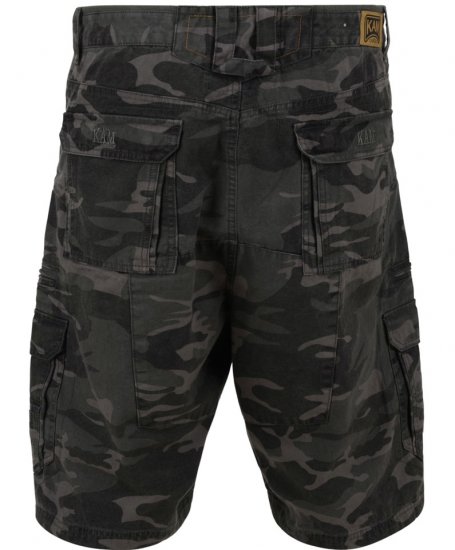 Kam Jeans 329 Short Khaki Camo - Korte broeken - Grote Maten Korte Broeken Heren