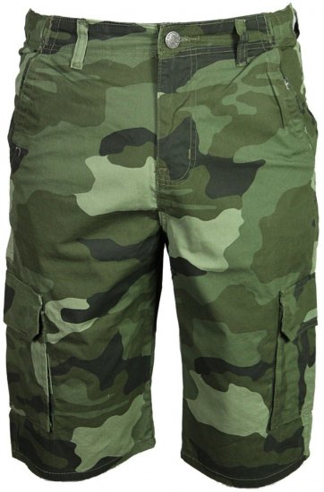 Kam Jeans 330 Cargoshorts Camo - Korte broeken - Grote Maten Korte Broeken Heren