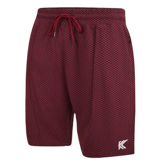 Kam Jeans 3305 Jaquard Mesh Shorts Burgundy - Joggingbroeken & shorts - Joggingbroeken & Shorts Heren Grote Maten