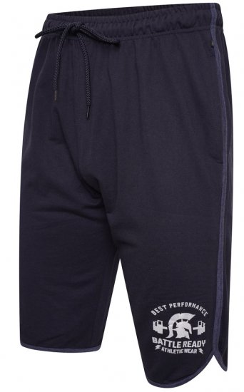 Kam Jeans 3308 Gym Jog Shorts Navy - Sportkleding & outdoor - Grote Maten Sportkleding Heren
