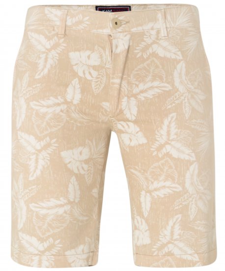Kam Jeans 340 Dress Shorts Sand - Korte broeken - Grote Maten Korte Broeken Heren