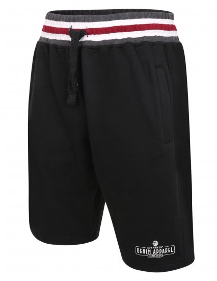 Kam Jeans 344 Jogger Shorts Black - Joggingbroeken & shorts - Joggingbroeken & Shorts Heren Grote Maten