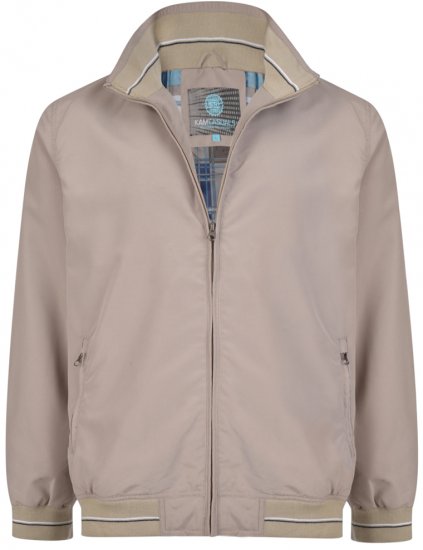 Kam Jeans 440 Jacket Taupe - Jassen - Grote Maten Herenjassen