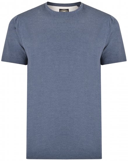 Kam Jeans T-shirt Indigo blue - T-shirts - Grote Maten T-shirts Heren
