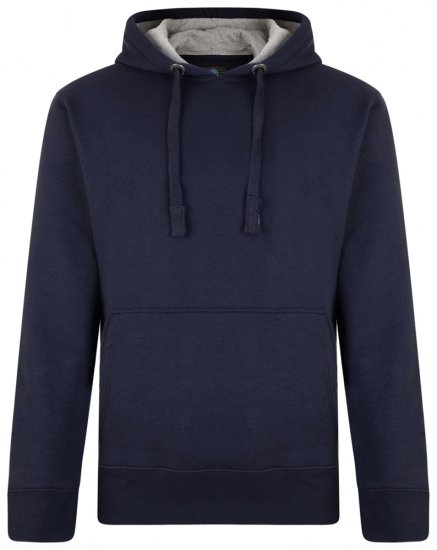 Kam Jeans Crew Neck Hoodie Navy - Sweaters & hoodies - Sweaters & Hoodies Grote Maten Heren