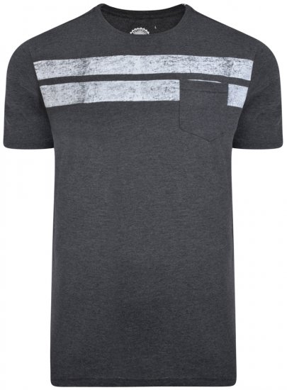 Kam Jeans 5252 T-shirt Charcoal - T-shirts - Grote Maten T-shirts Heren