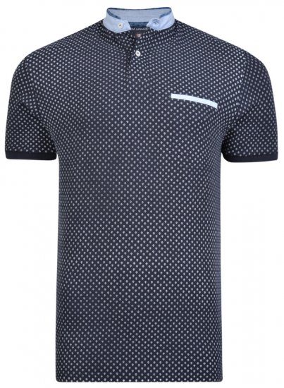 Kam Jeans 5269 Polo Black - Polo shirts - Grote Maten Poloshirts Heren