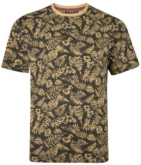 Kam Jeans 5305 T-shirt Charcoal - T-shirts - Grote Maten T-shirts Heren