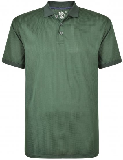 Kam Jeans Technical Lightweight Polo Forest Green - Sportkleding & outdoor - Grote Maten Sportkleding Heren