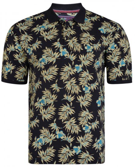 Kam Jeans 5406 Polo Navy - Polo shirts - Grote Maten Poloshirts Heren