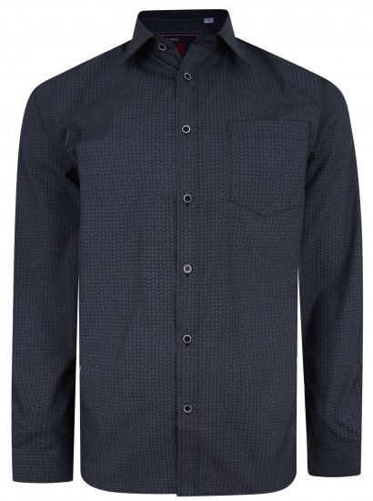 Kam Jeans 6209 LS Smart Pattern Print Shirt - Overhemden - Overhemden Grote Maten Heren