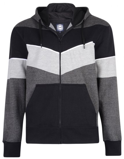 Kam Jeans 7004 Charcoal - Sweaters & hoodies - Sweaters & Hoodies Grote Maten Heren